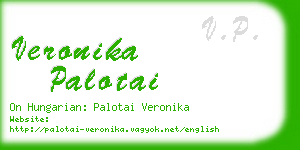 veronika palotai business card